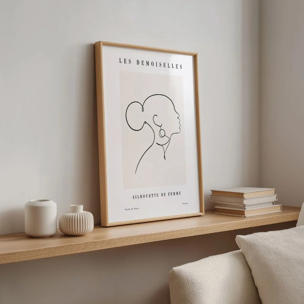 Plakat – Kobiecy profil