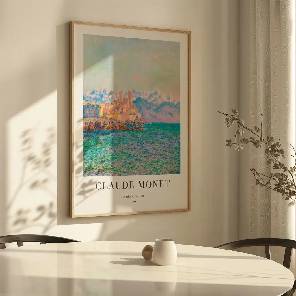 Claude Monet – Antibes, Fort Plakat