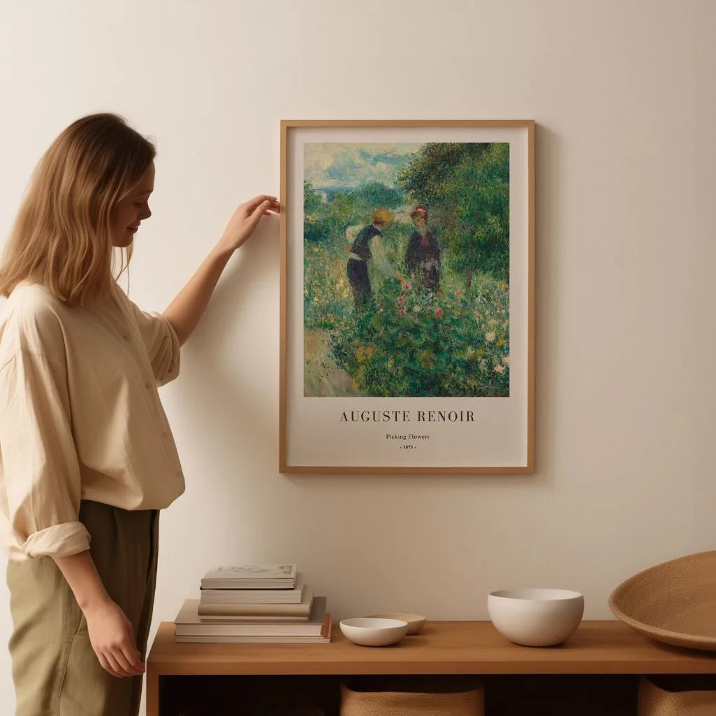 Auguste Renoir – Zbieranie kwiatów Plakat