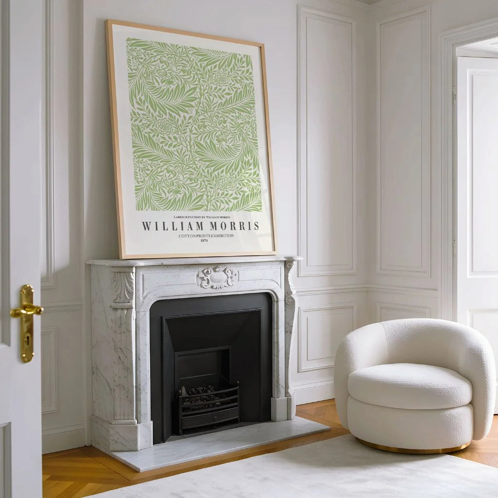 Plakat – Larkspur Pastelowa Zieleń