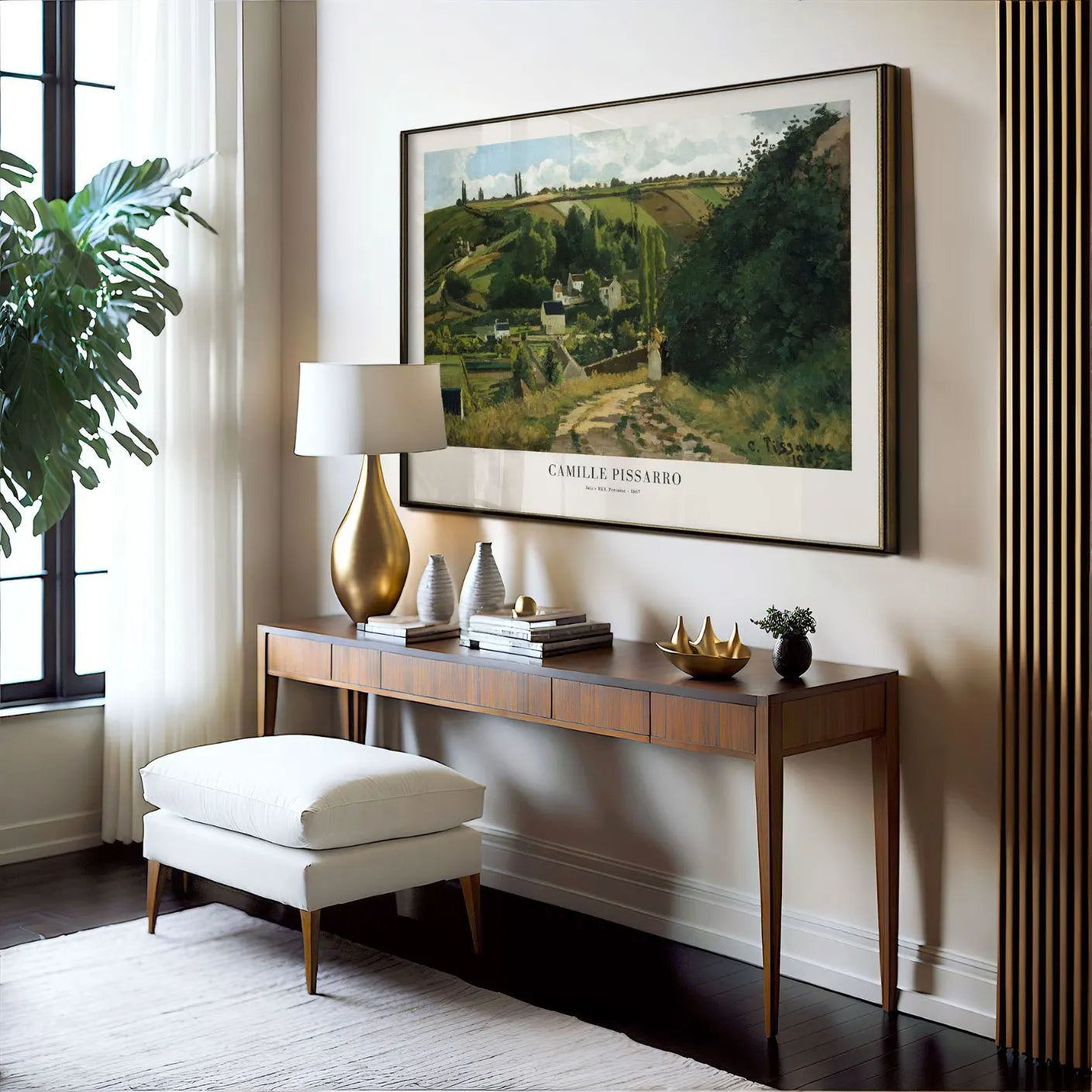 Camille Pissarro Plakat – Wzgórze Jalais, Pontoise (1867)