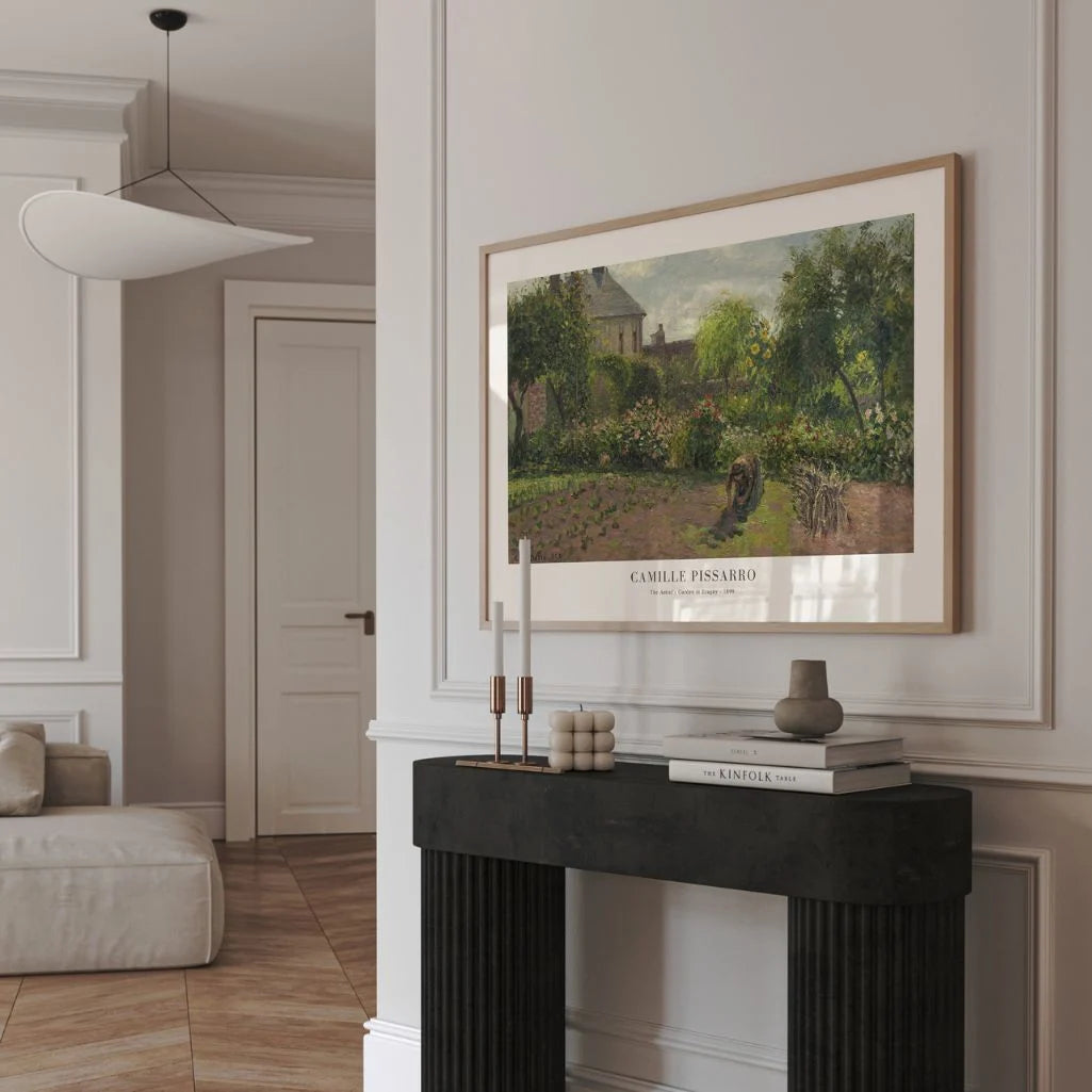 Camille Pissarro Plakat – Ogród artysty w Eragny (1898) | w Stylu Impresjonistycznym