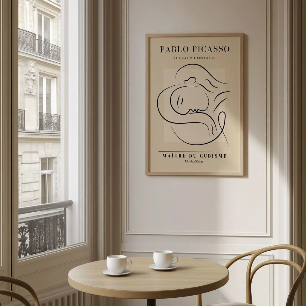 Plakat inspirowany twórczością Pablo Picasso – Miłość matki