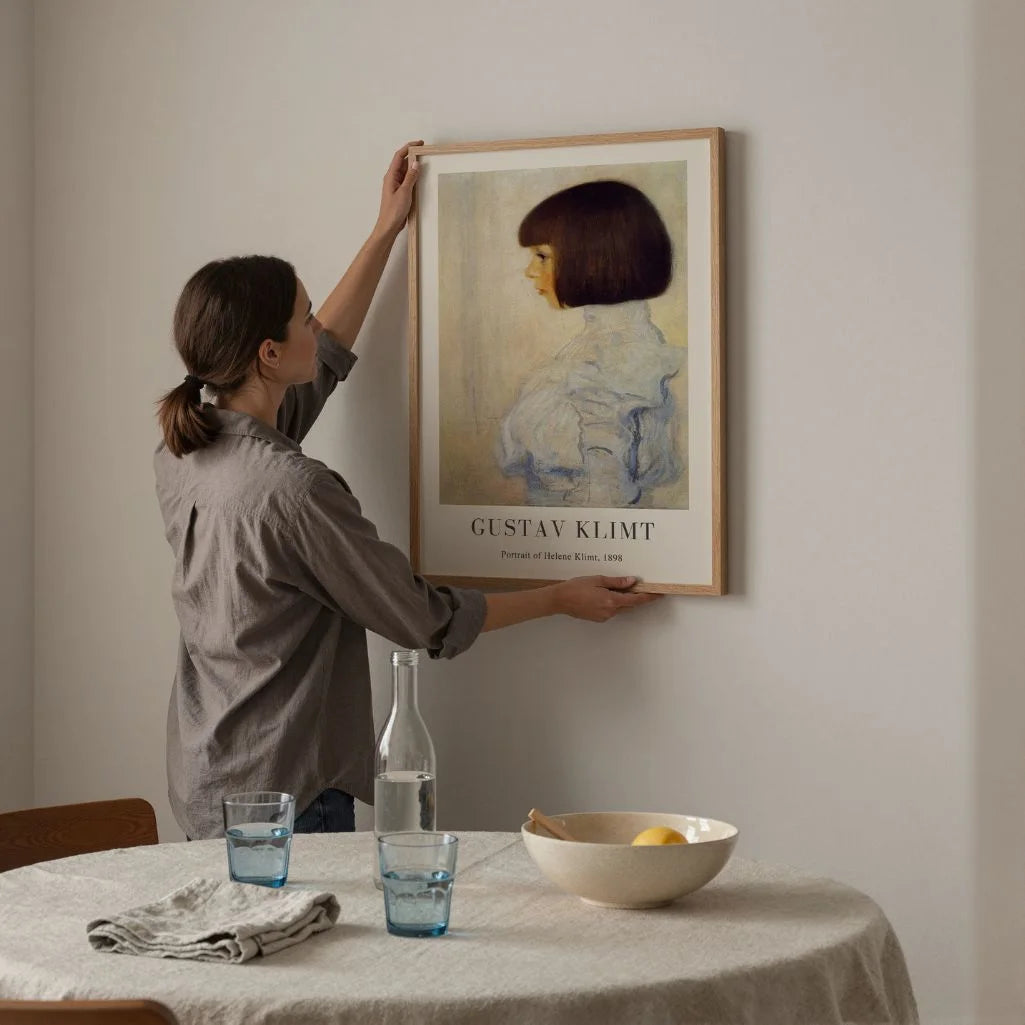 Gustav Klimt – Portret Helene Klimt Plakat (1898)
