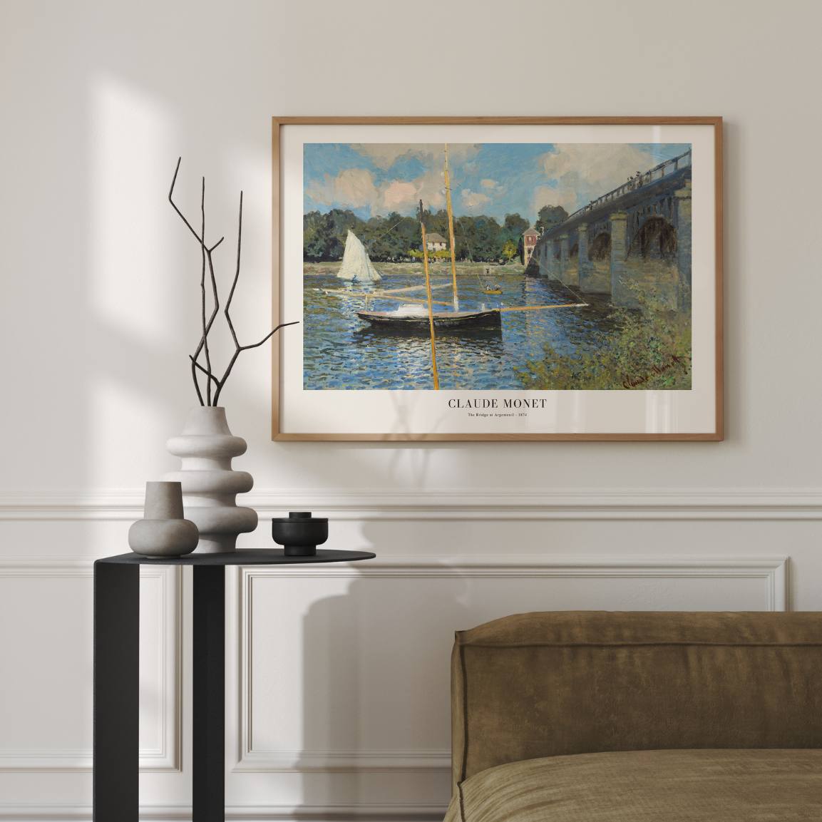 Plakat Claude Monet – Most w Argenteuil