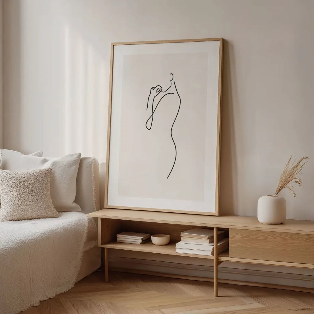 Plakat – Delikatna sylwetka