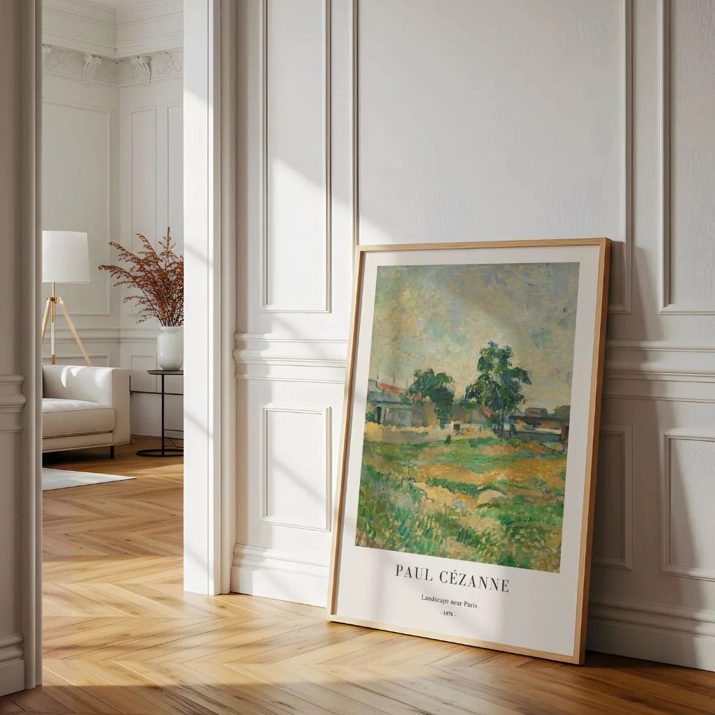 Paul Cézanne – Pejzaż pod Paryżem Plakat (1876)