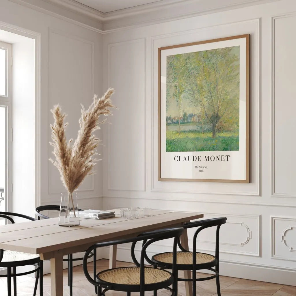 Plakat Claude Monet – Wierzby