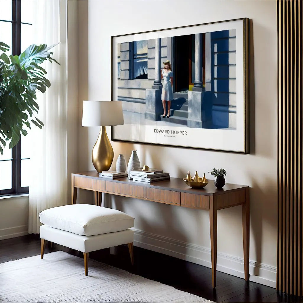 Edward Hopper Plakat – Lato, 1943 (Format Poziomy)