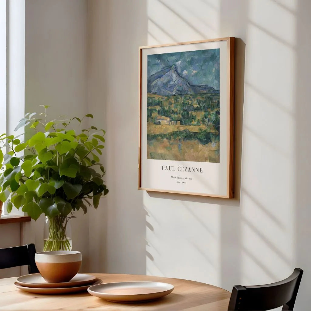 Paul Cézanne – Góra Świętej Wiktorii Plakat(1902–1906)