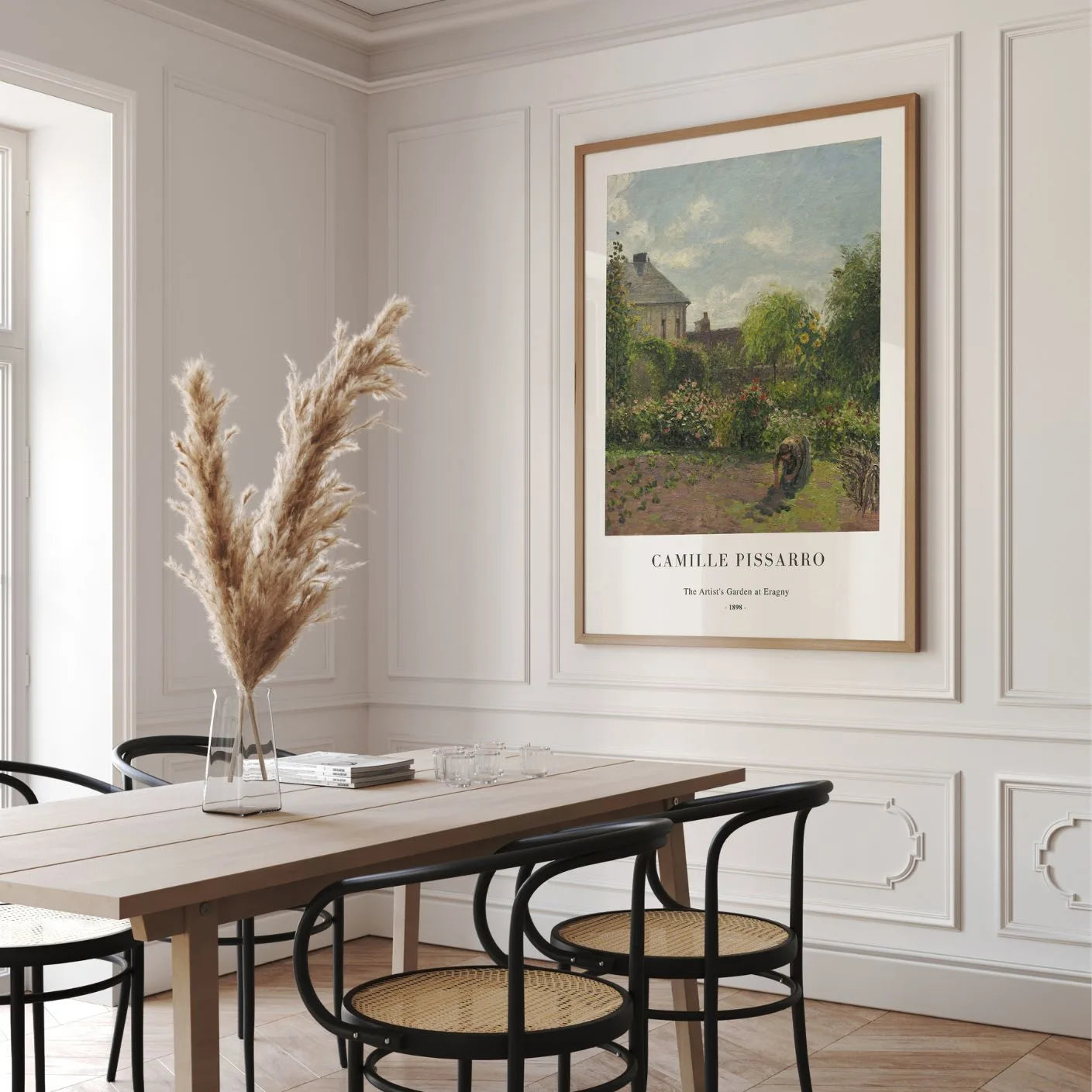 Camille Pissarro Plakat – Ogród artysty w Eragny (1898)