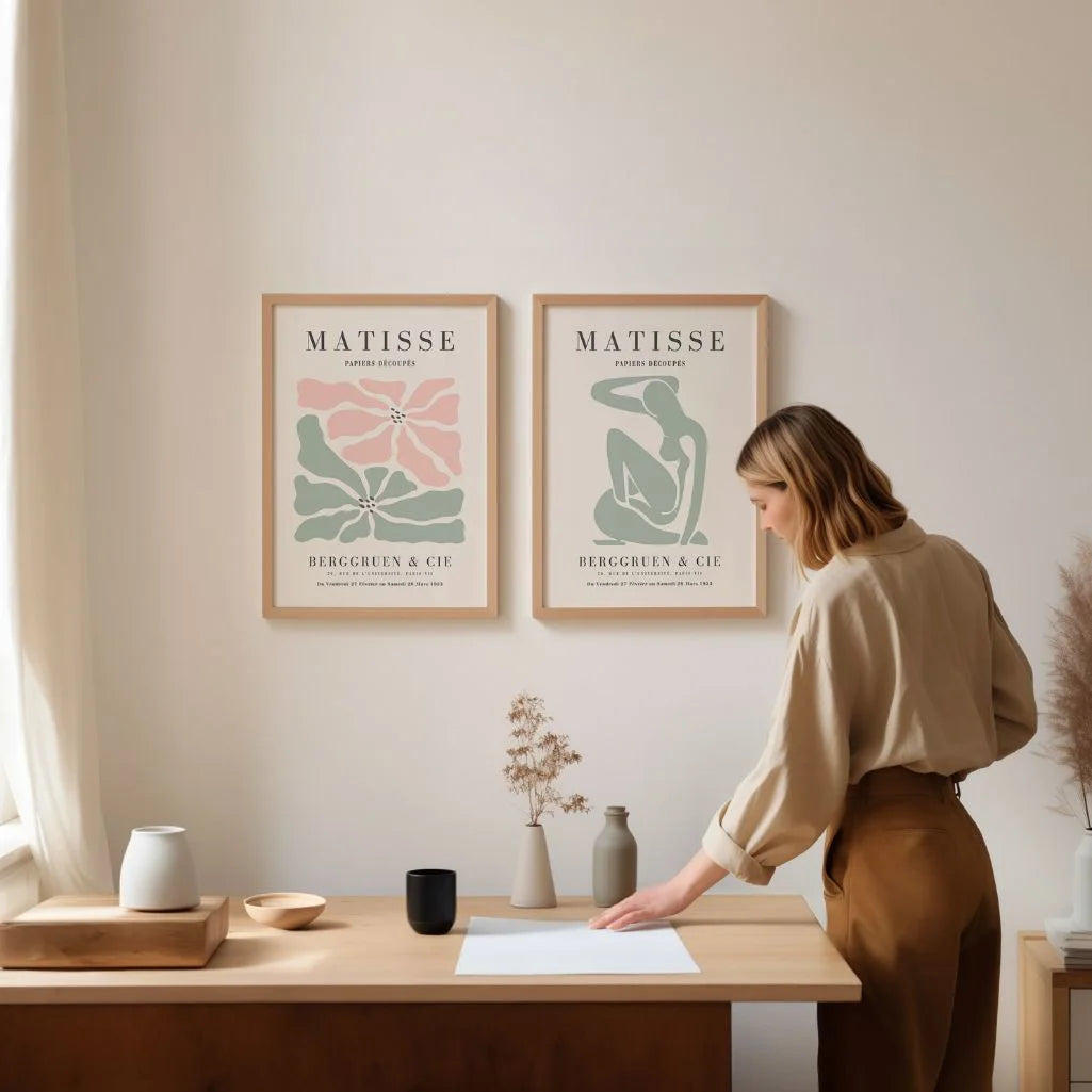 Zestaw 2 Plakatów Matisse – Pastelowe Formy artystyczne