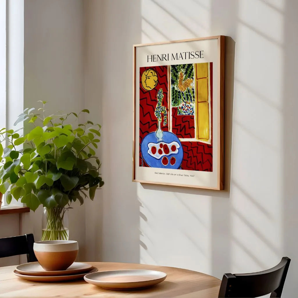 Henri Matisse Plakat – Czerwone wnętrze, 1947