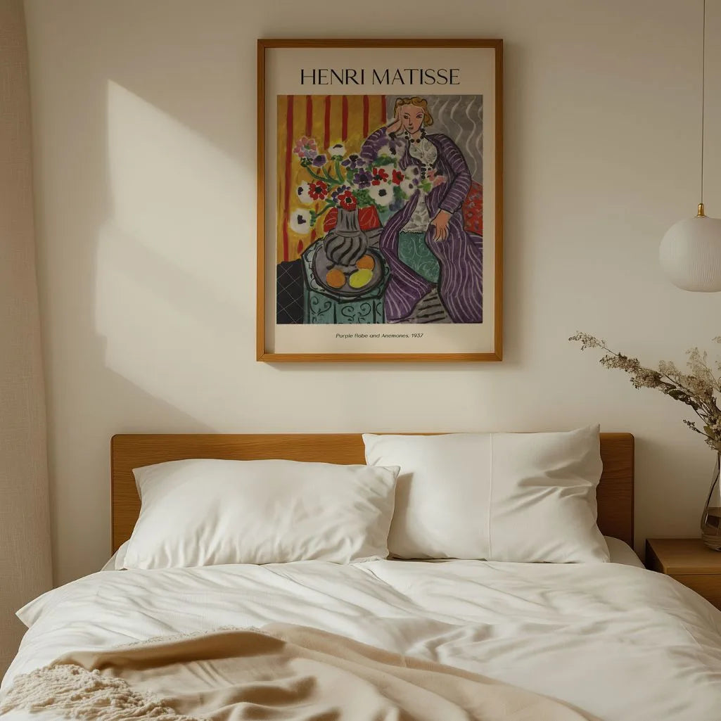 Henri Matisse Plakat – Fioletowy szlafrok i anemony, 1937