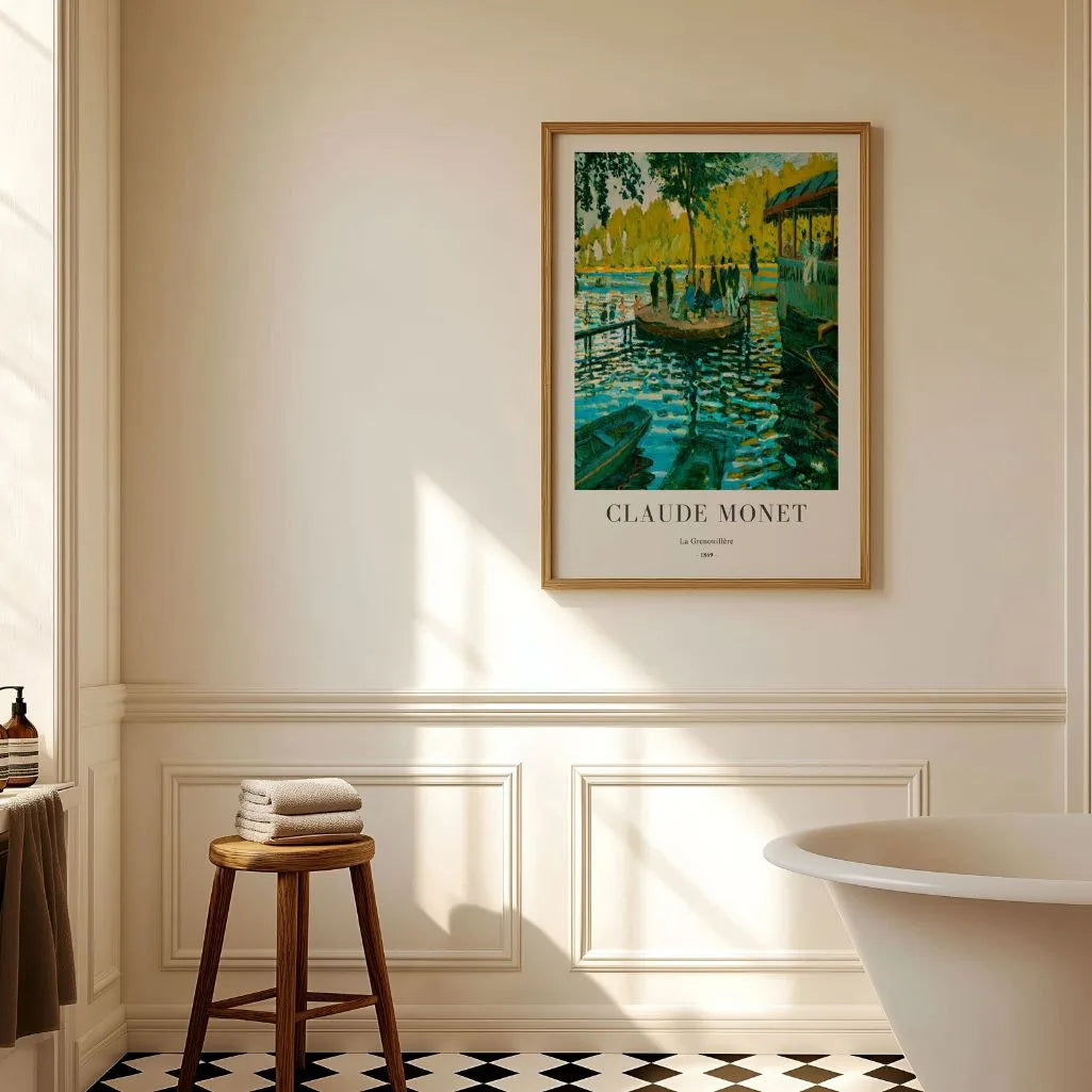 Claude Monet – Kąpielisko Żab Plakat