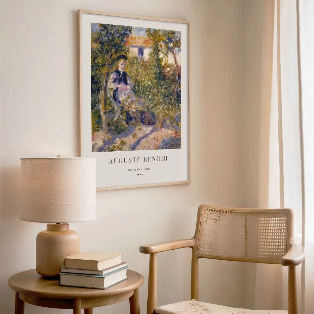 Auguste Renoir – Nini w ogrodzie Plakat