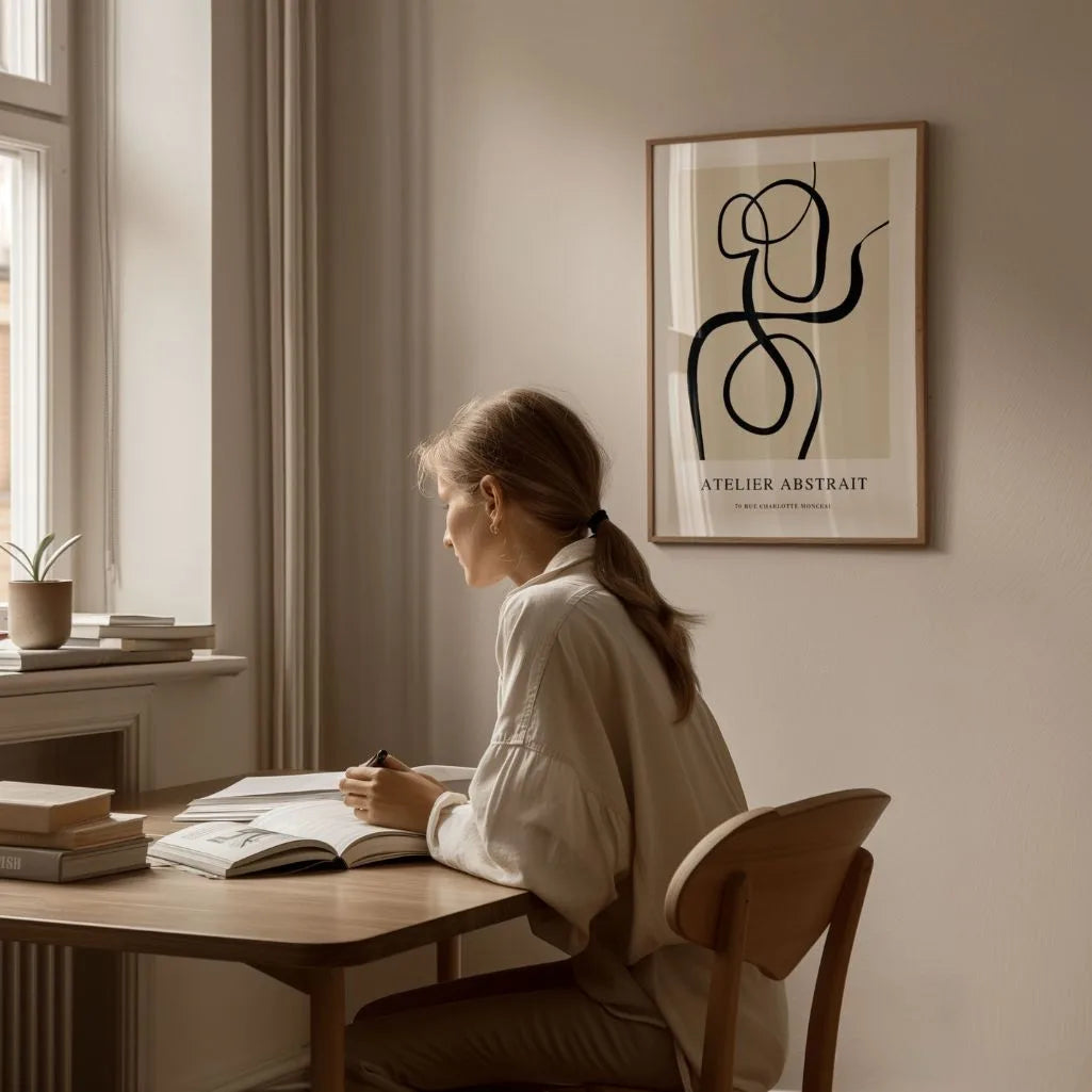 Plakat – Abstrakcyjna linia