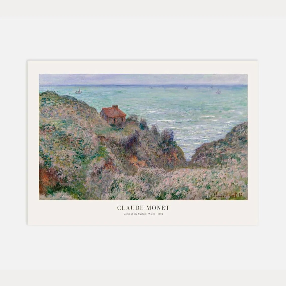 Plakat Claude Monet – Chatka straży celnej