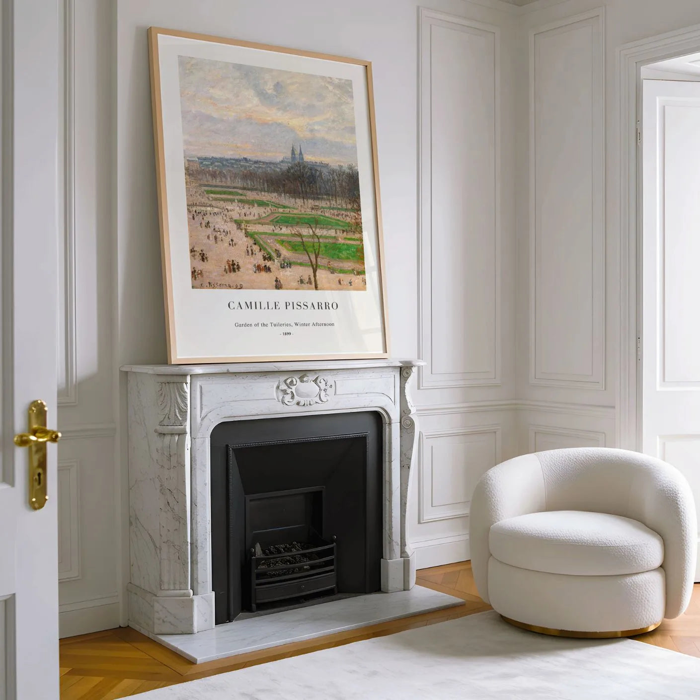 Camille Pissarro – Ogród Tuileries, zimowe popołudnie (1899)