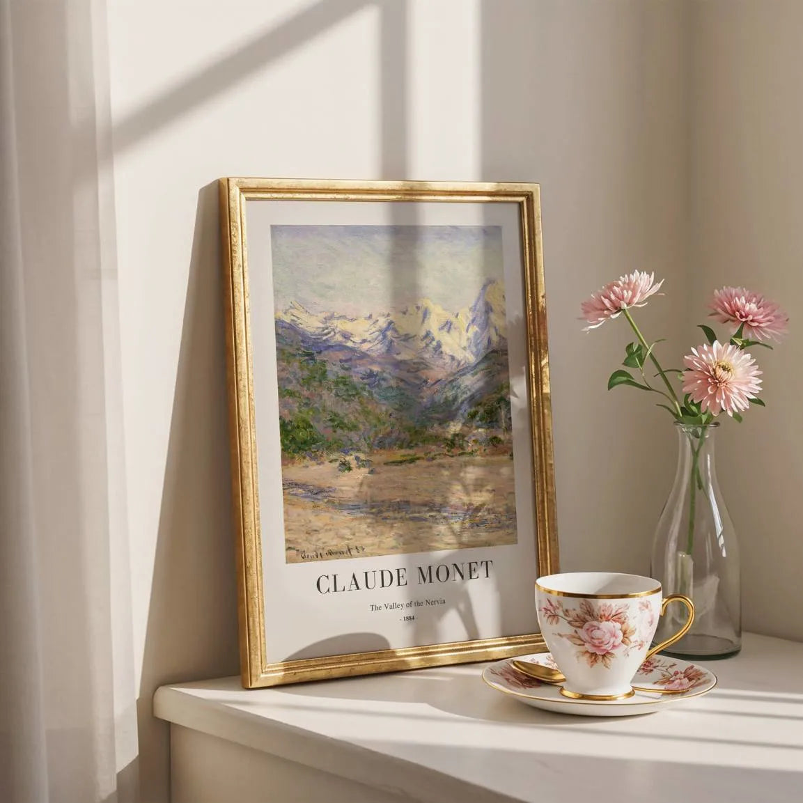 Plakat Claude Monet – Dolina Nerwii, 1884