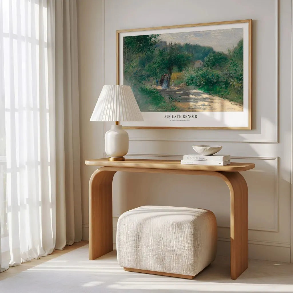 Auguste Renoir – Droga w Louveciennes Plakat