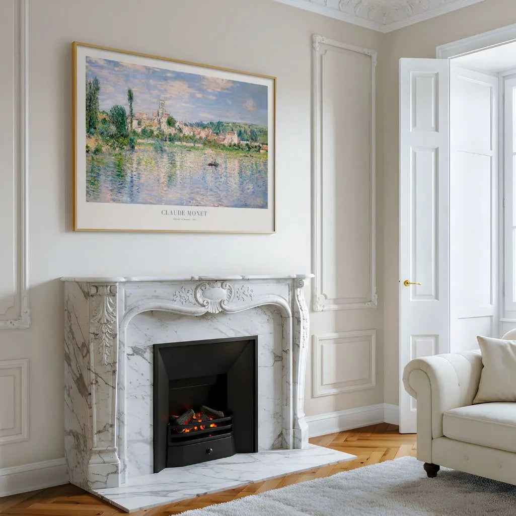 Claude Monet – Vétheuil latem Plakat, 1880