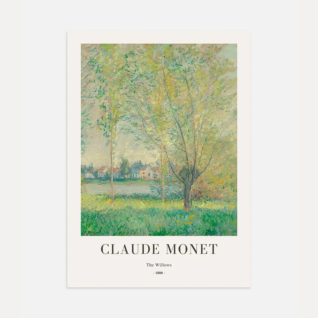 Plakat Claude Monet – Wierzby