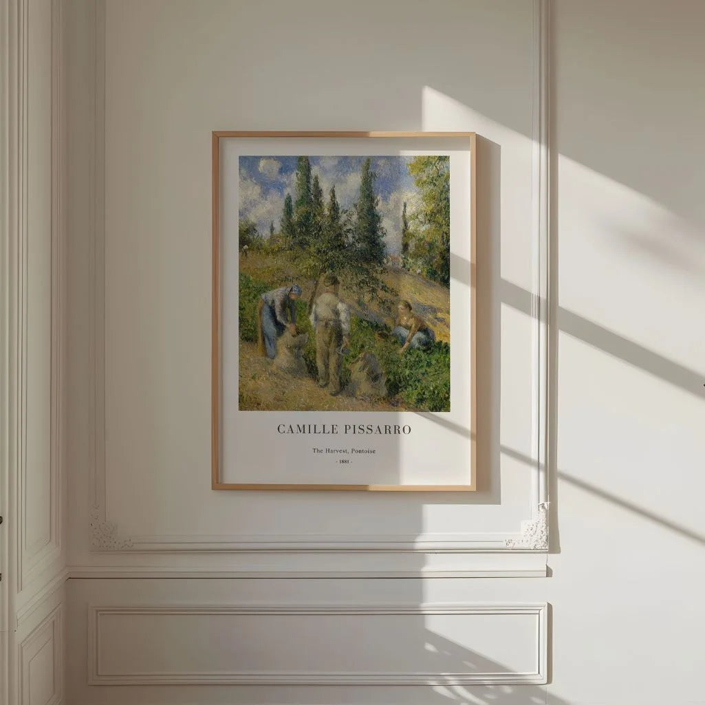 Camille Pissarro Plakat – Żniwa, Pontoise (1881) | Plakat Portretowy