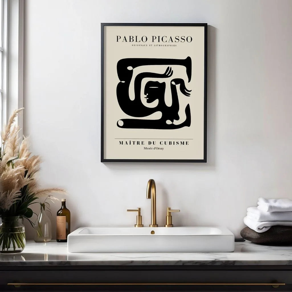 Plakat inspirowany twórczością Pablo Picasso – Postać w ruchu