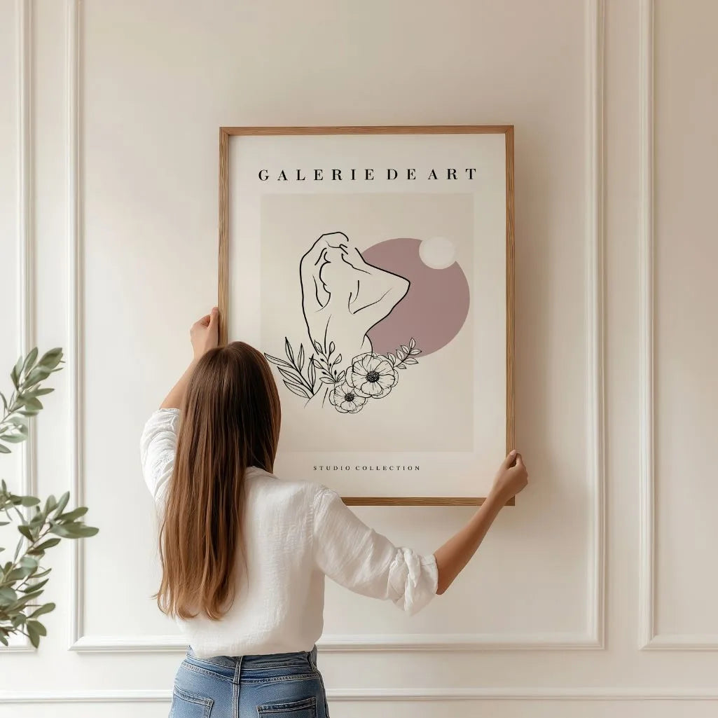 Plakat – Kwiatowa sylwetka
