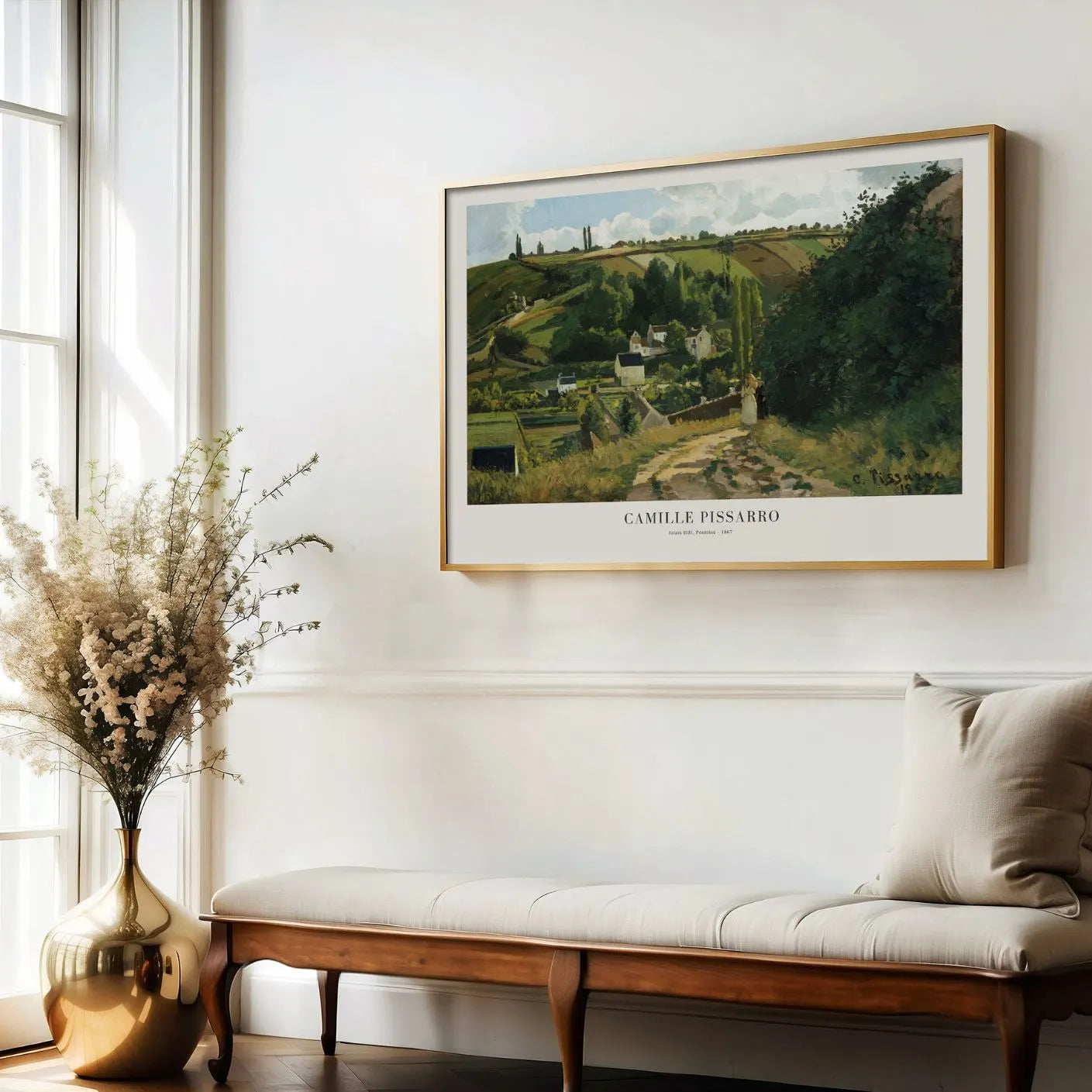 Camille Pissarro Plakat – Wzgórze Jalais, Pontoise (1867)