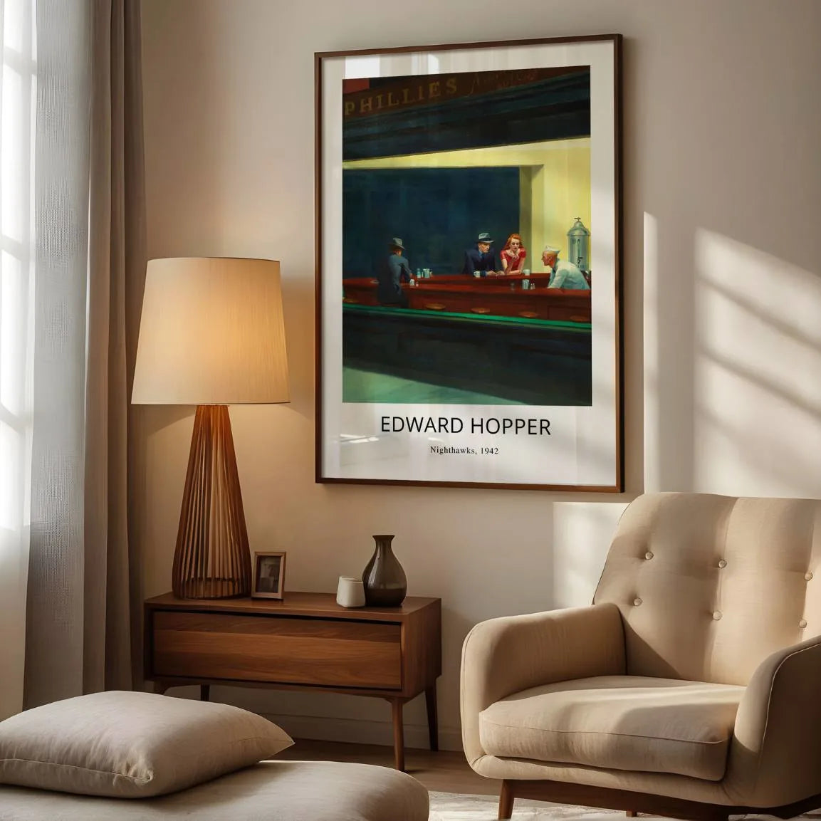 Edward Hopper Plakat – Nocne Jastrzębie, 1942 