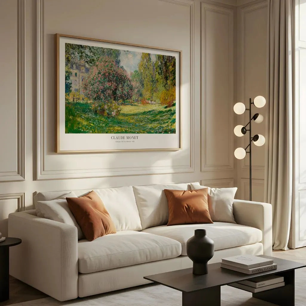 Plakat Claude Monet – Wiosna w Parc Monceau
