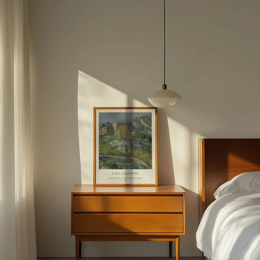 Paul Cézanne Plakat – Domy w Prowansji (1883)
