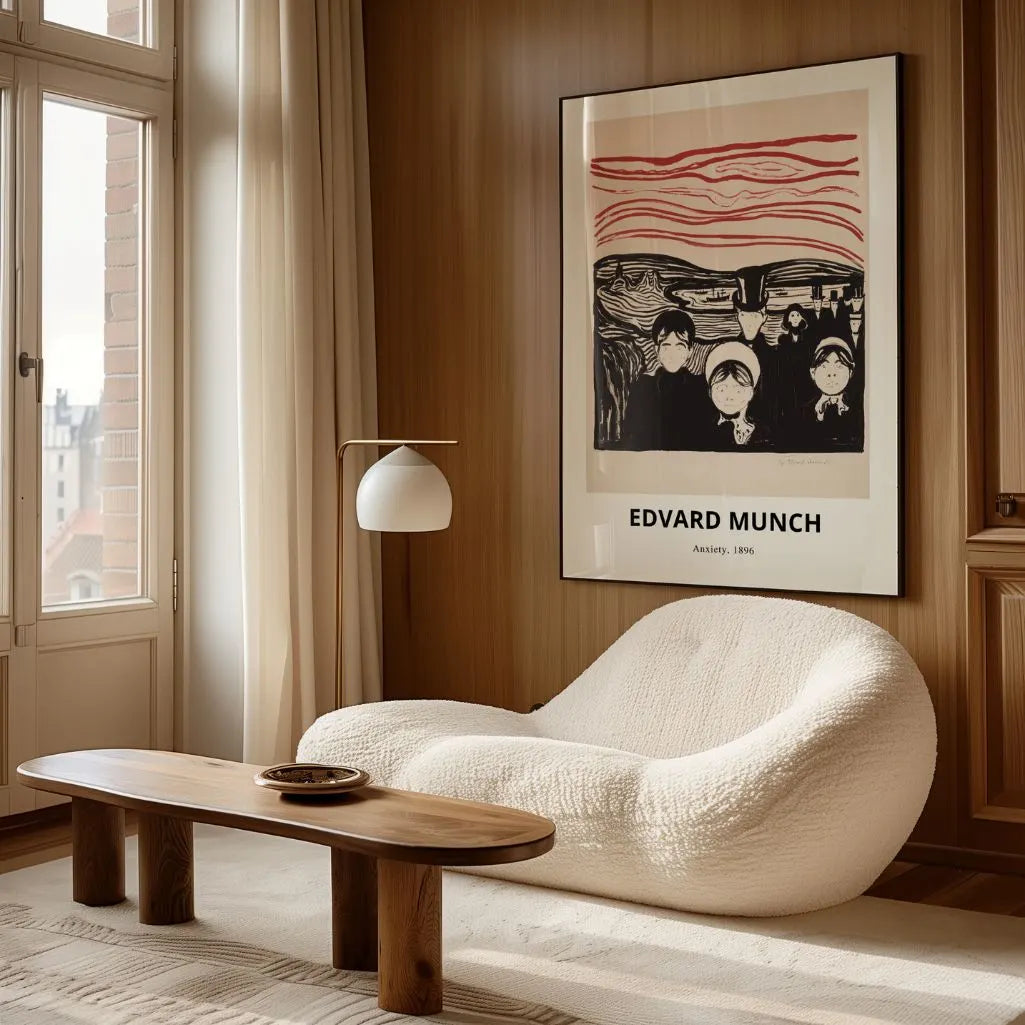 Plakat Edvard Munch – Lęk