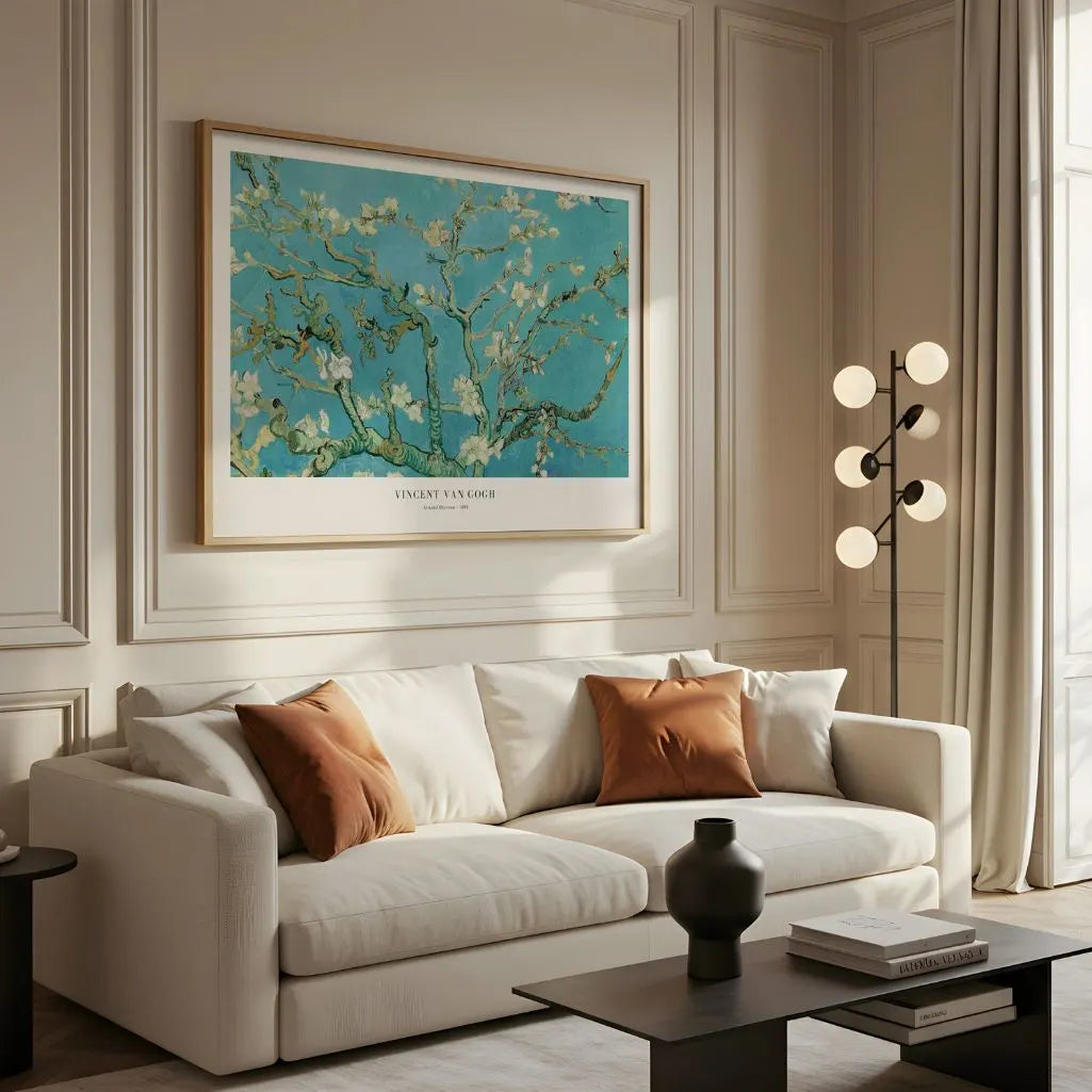 Plakat Van Gogha – Kwiat migdałowca, 1890 (Format Poziomy)