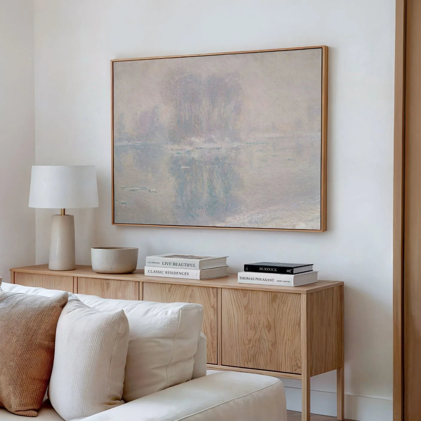 Obraz na płótnie w ramie - Kry lodowe, 1893