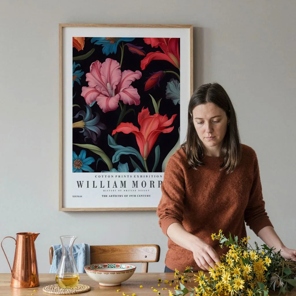 Plakat – Ciemne Lilie