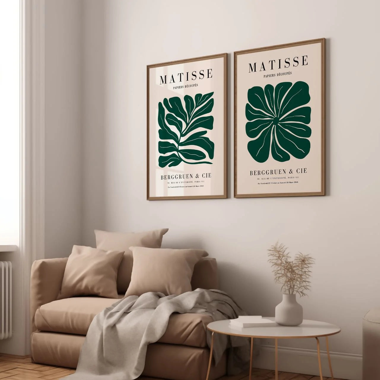 Zestaw 2 Plakatów Matisse – Zielone Kompozycje Botaniczne 