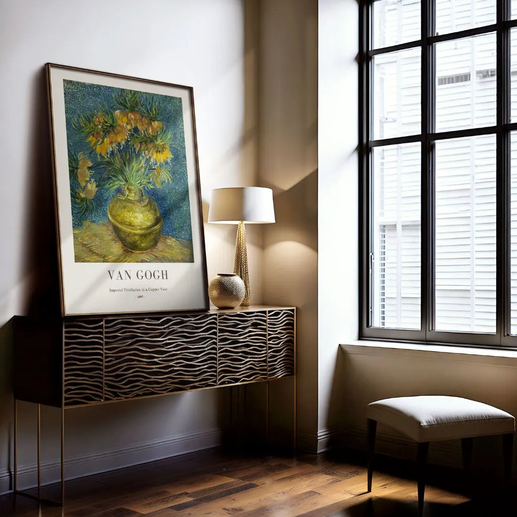 Plakat Vincent van Gogh – Korony cesarskie w miedzianym wazonie