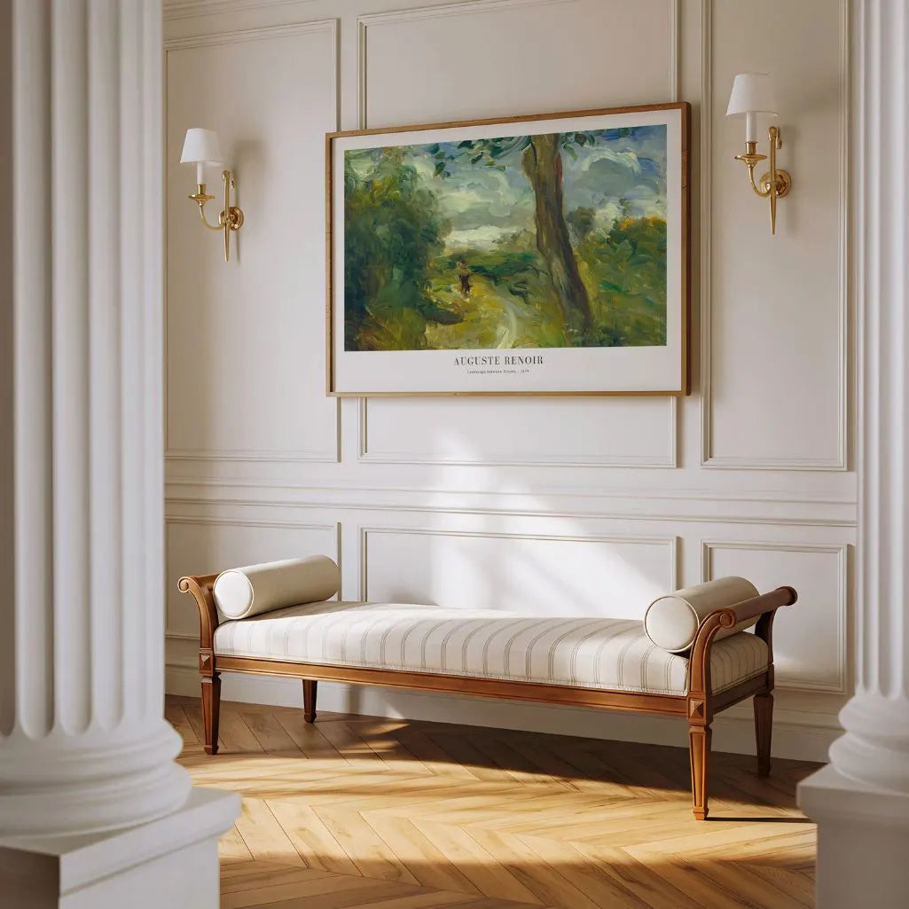 Auguste Renoir – Pejzaż między burzami Plakat