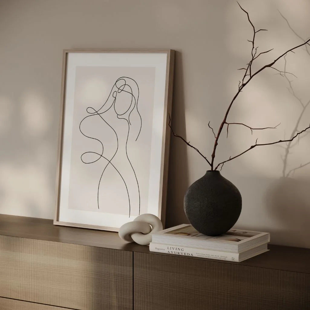 Plakat – Taniec kobiecych linii