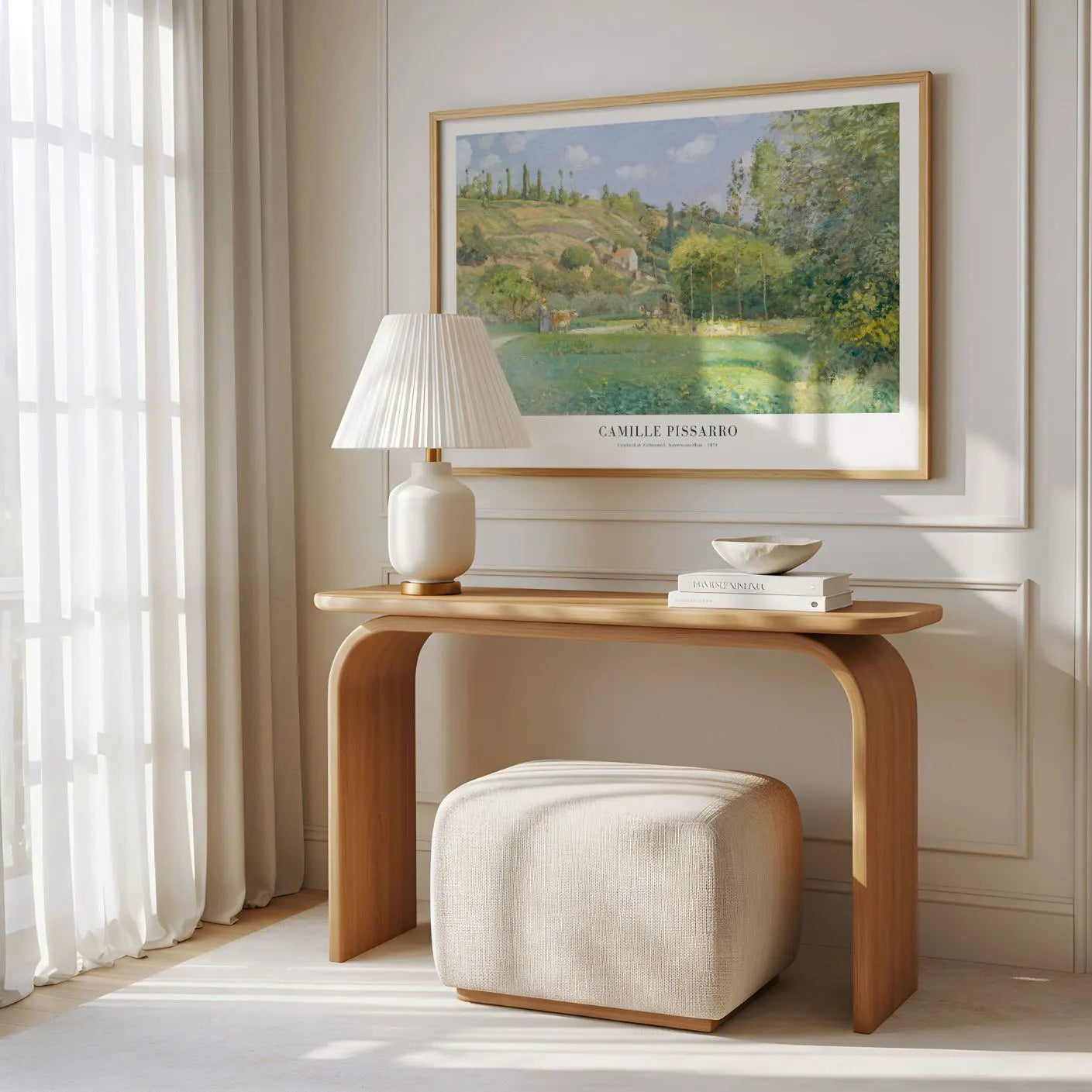 Camille Pissarro Plakat – Pasterz w Valhermeil, Auvers-sur-Oise (1874)