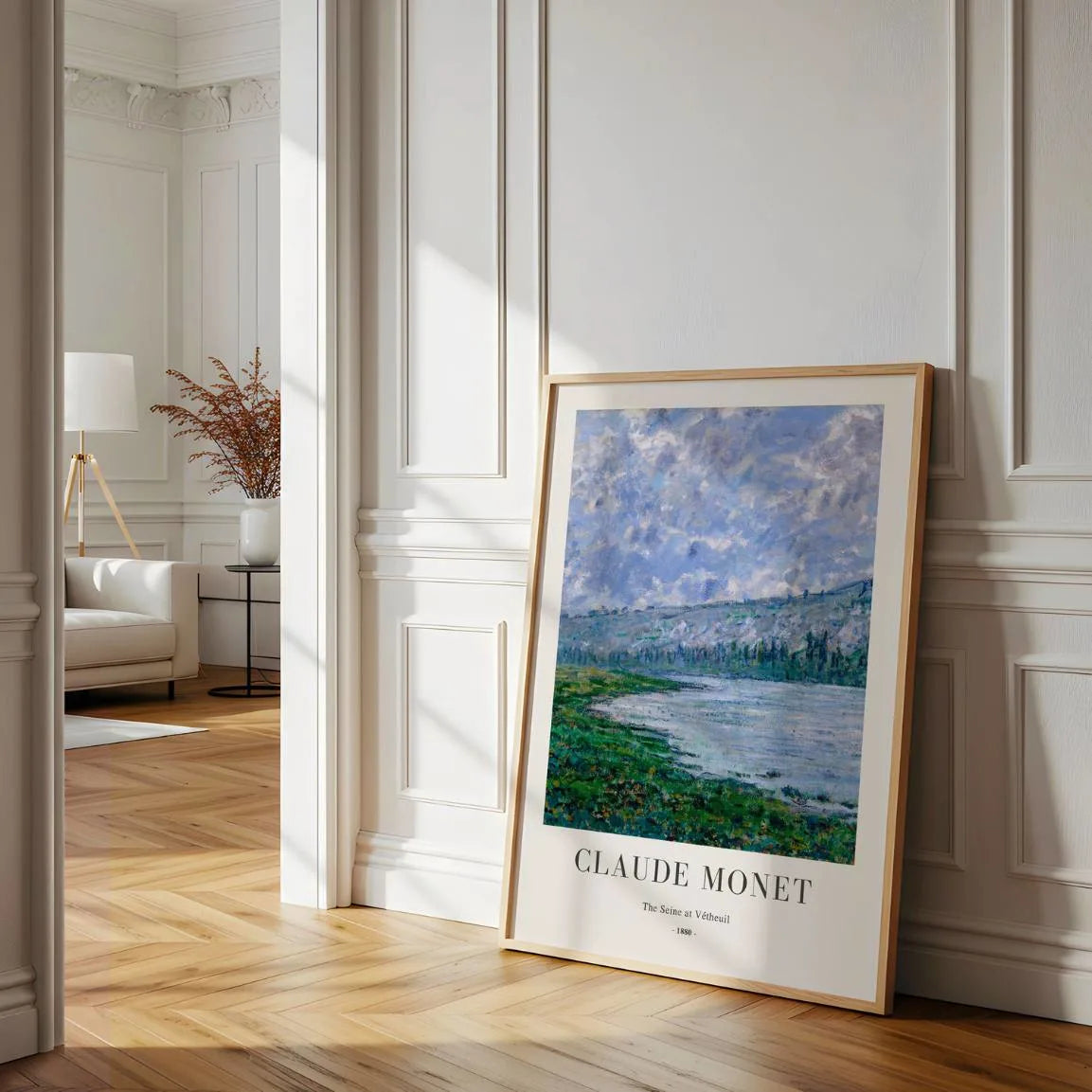 Plakat Claude Monet – Sekwana w Vétheuil