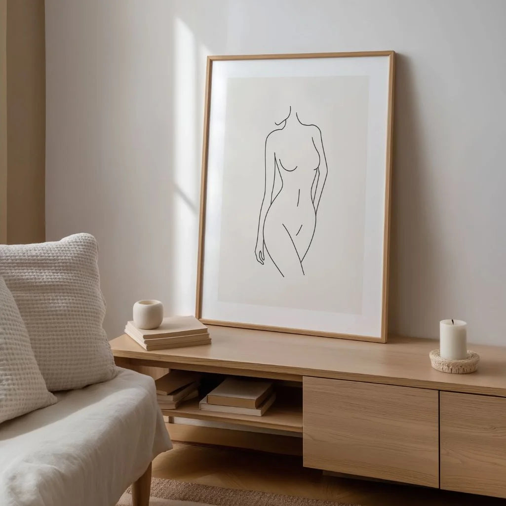 Plakat – Elegancka kobieca linia