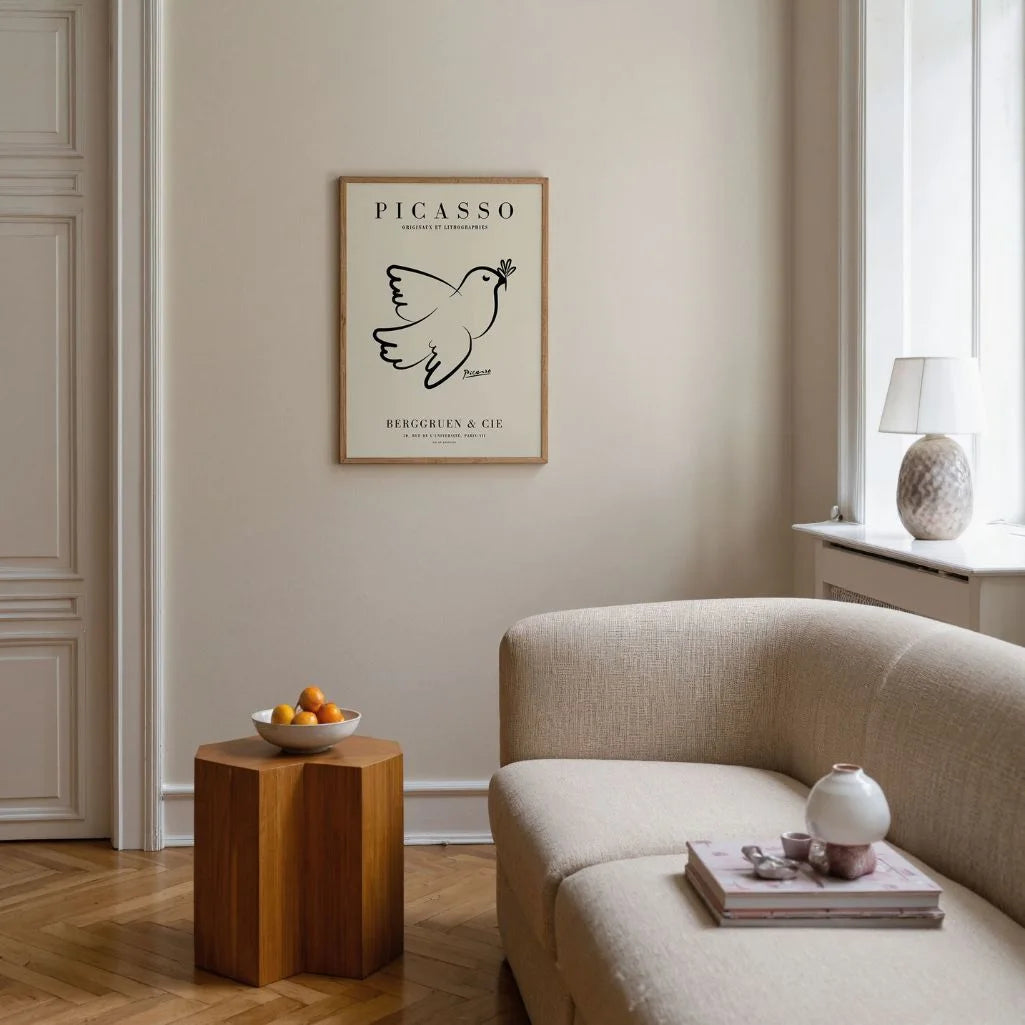 Plakat inspirowany twórczością Pablo Picasso – Gołąb nadziei