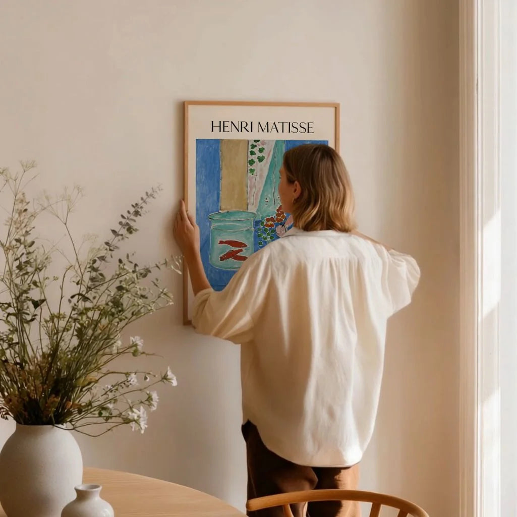 Henri Matisse Plakat – Złota rybka i rzeźba, 1912