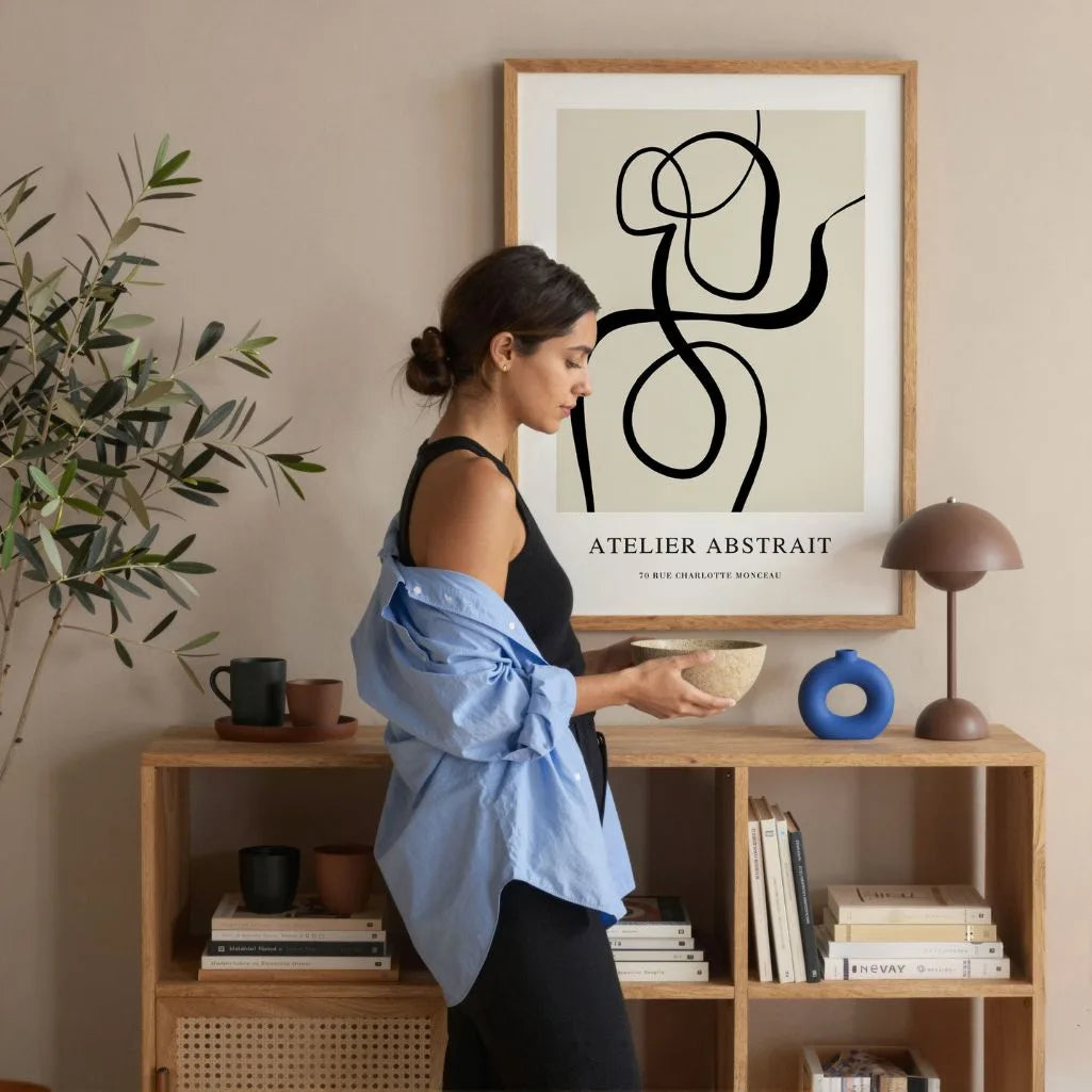 Plakat – Abstrakcyjna linia