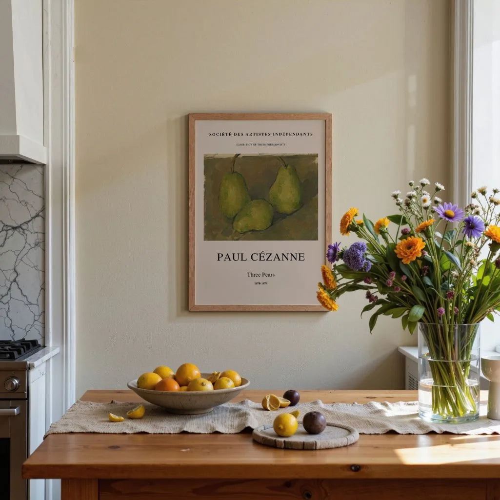 Paul Cézanne Plakat – Trzy gruszki (1878–1879)
