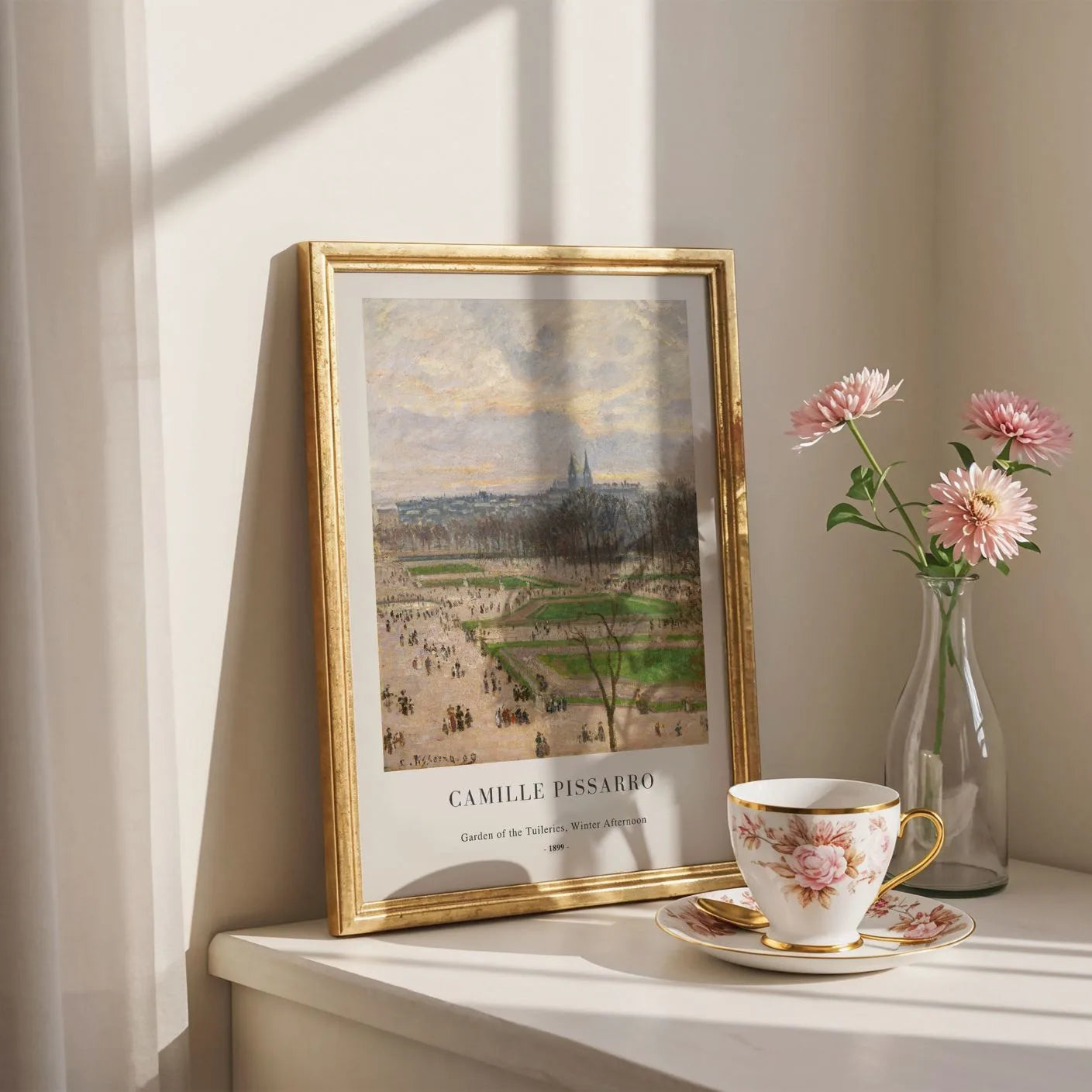 Camille Pissarro – Ogród Tuileries, zimowe popołudnie (1899)